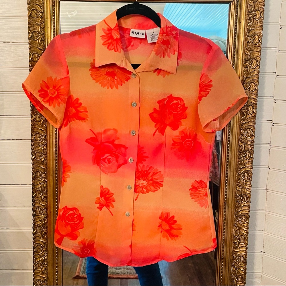 Vintage 90s Floral Top